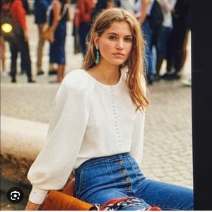 SEZANE BLOUSE, 38, NWT